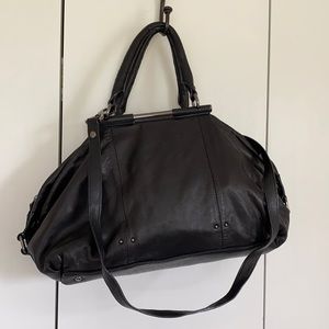 Kenneth Cole New York Black Leather Bag
